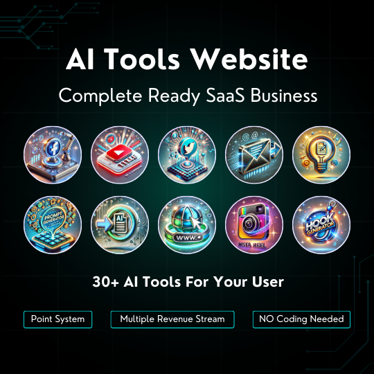 AI Saas Website Template Personal Rights